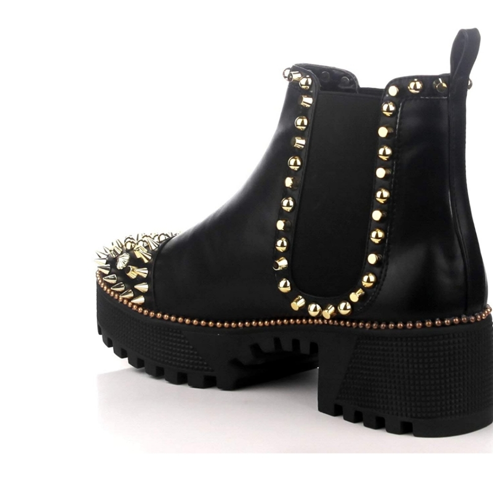 COPY - Gold Studded Booties